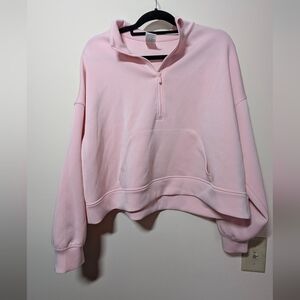 Pastel Pink Scuba Sweatshirt